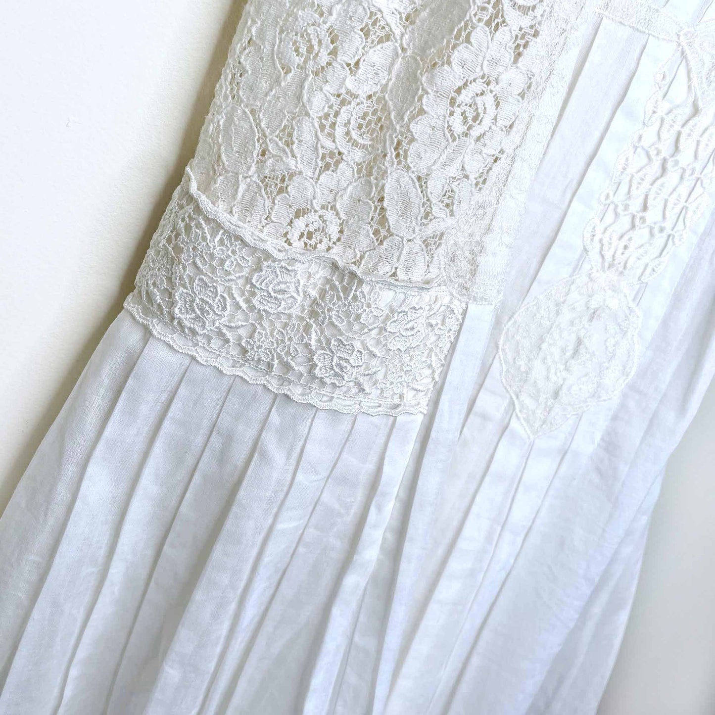 juicy couture lace pleated cotton flapper summer dress - size 2