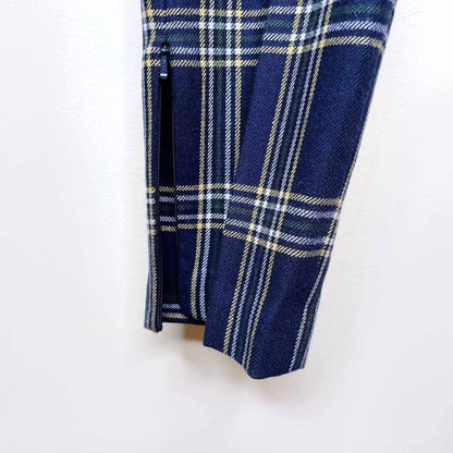 NWT Juicy Couture Eton wool-blend plaid pants - size 6