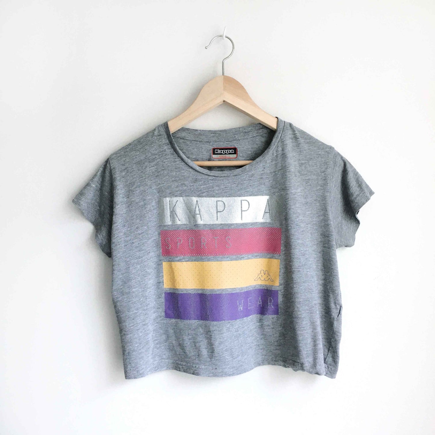 Kappa sportswear crop graphic tee - size Small