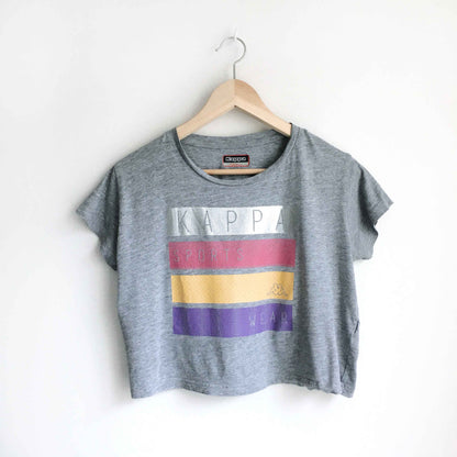 Kappa sportswear crop graphic tee - size Small