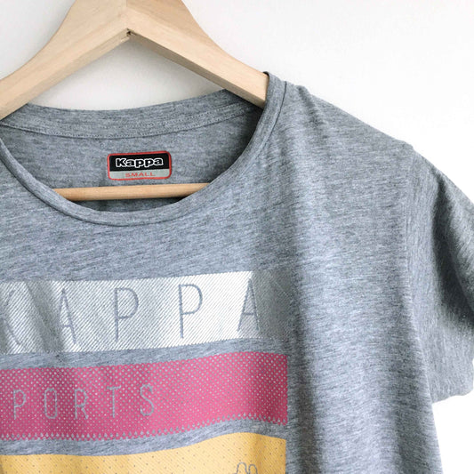 Kappa sportswear crop graphic tee - size Small