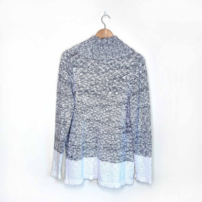 karl lagerfeld colour block turtleneck - size medium