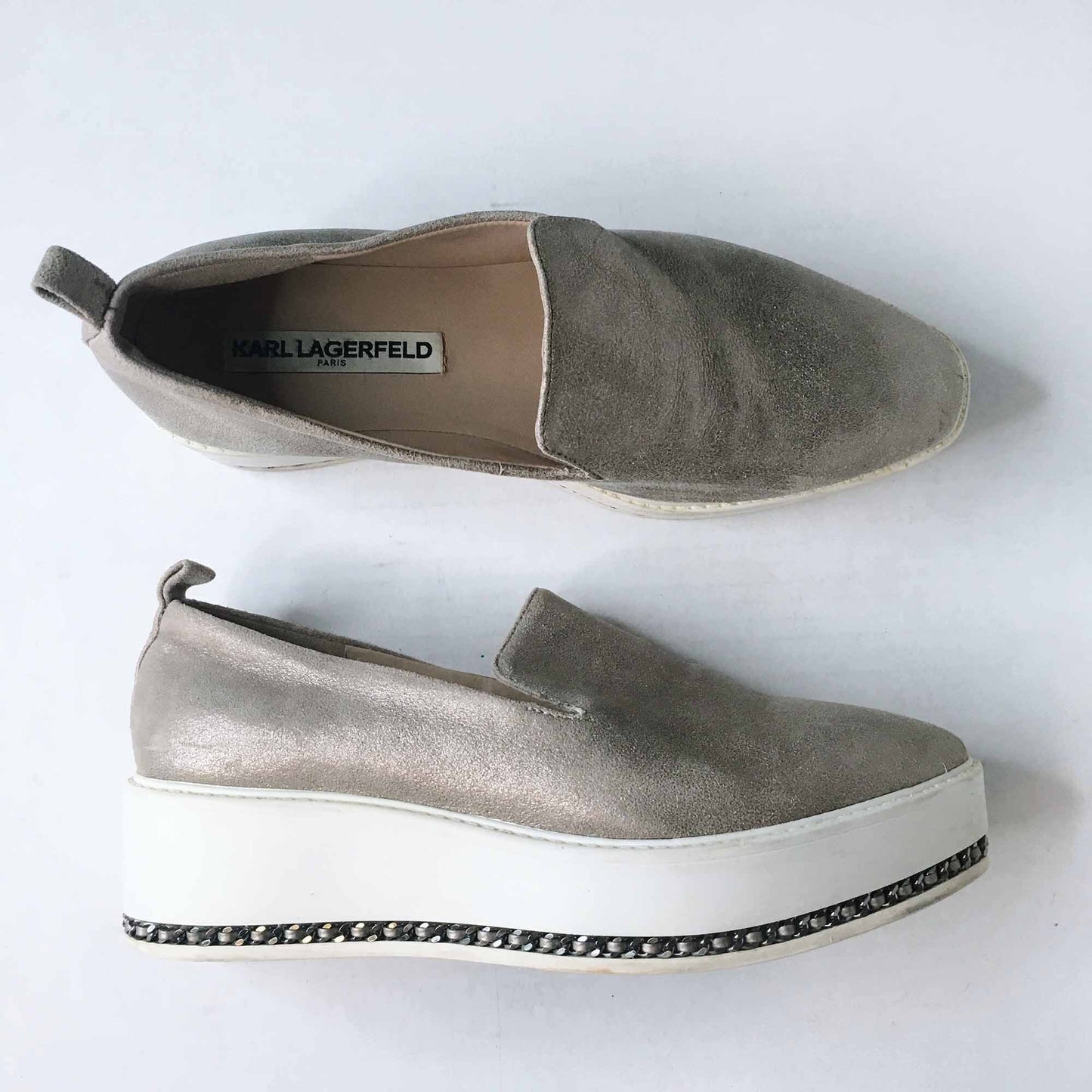Karl Lagerfeld Brea platform slip-on sneaker - size 7