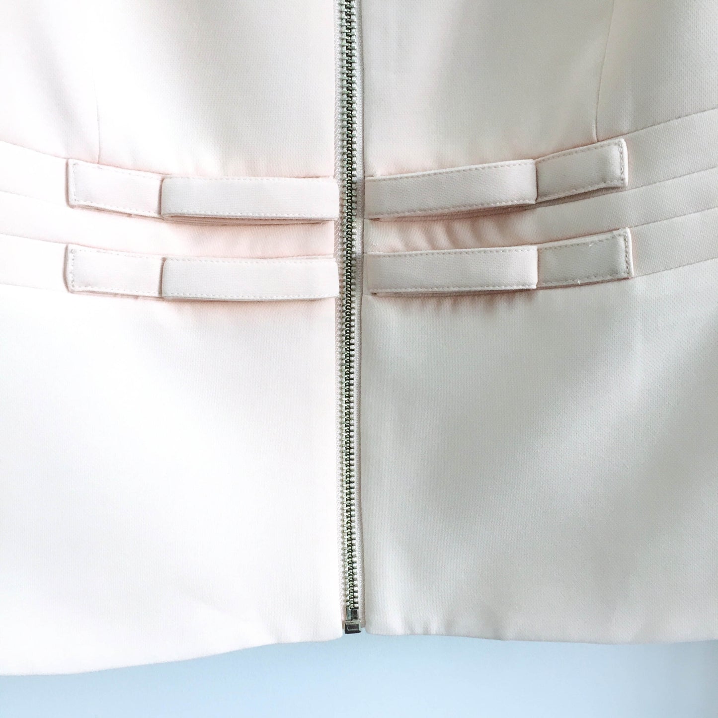 Karl Lagerfeld peach bow blazer - size 10