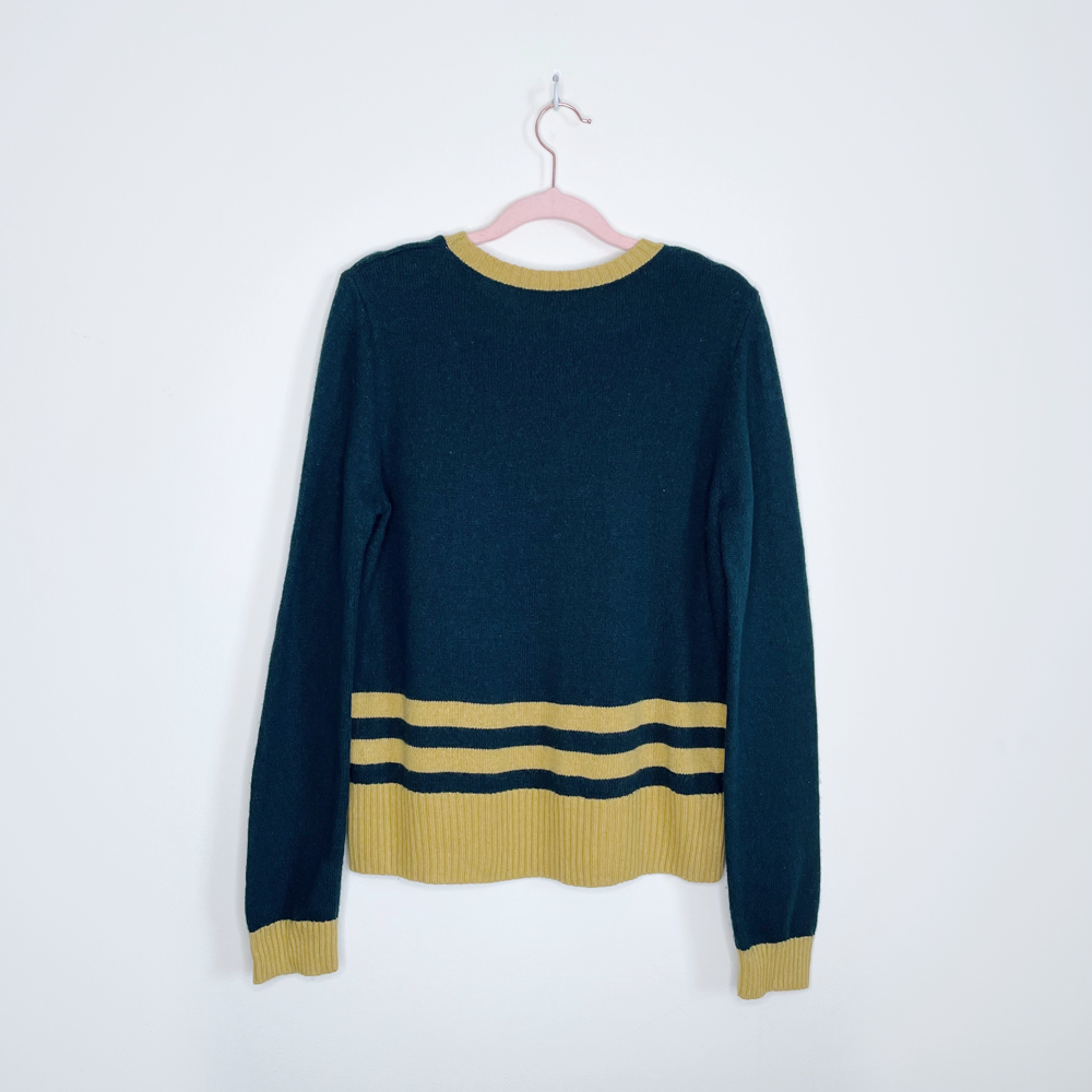 kate spade disco naps wool-blend sweater - size medium