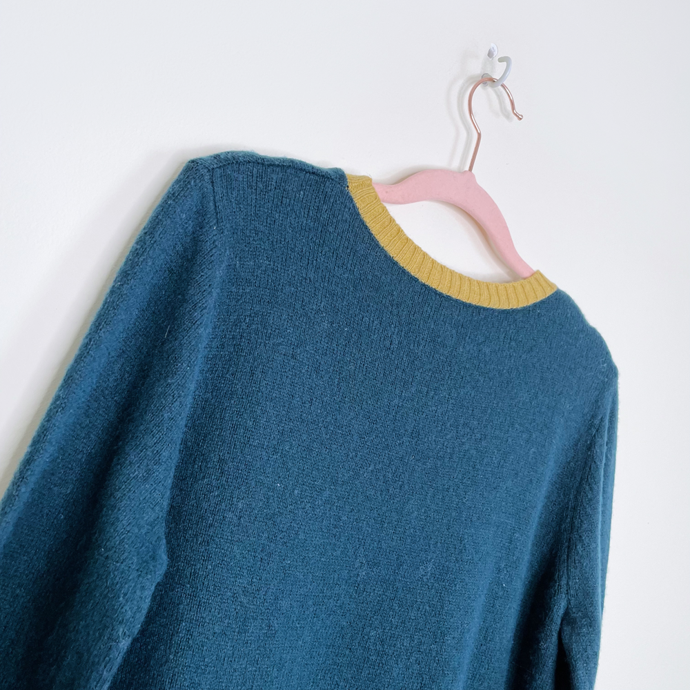 kate spade disco naps wool-blend sweater - size medium
