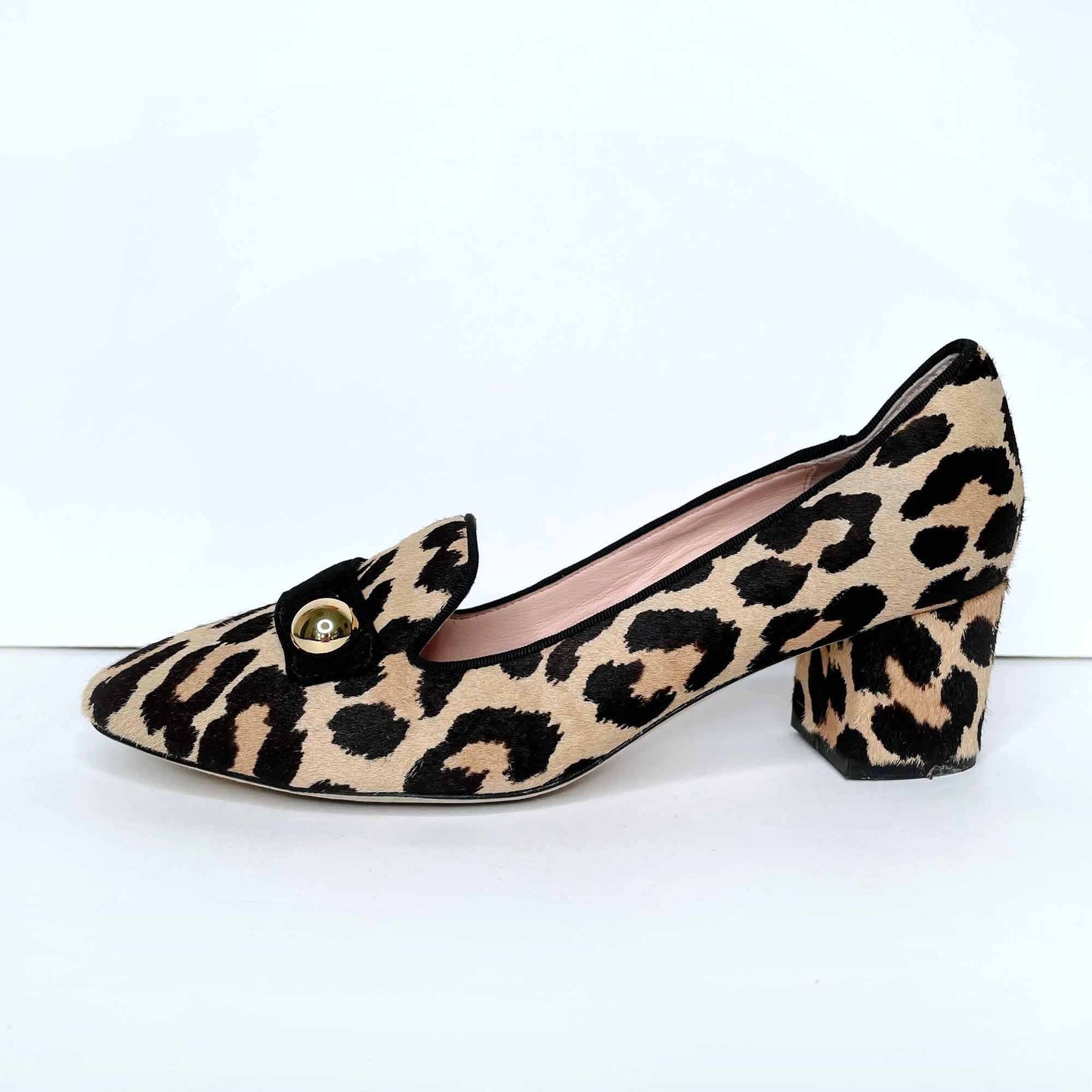 kate spade margery loafer pumps in leopard - size 37.5