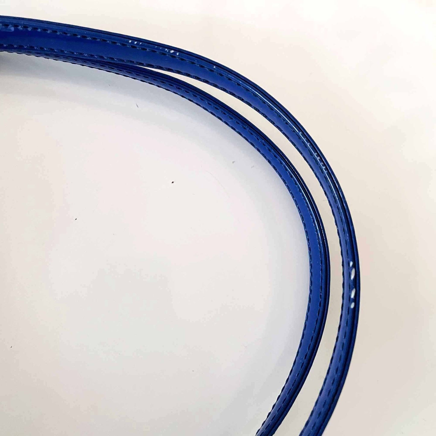 kate spade blue patent leather tote carry-all bag