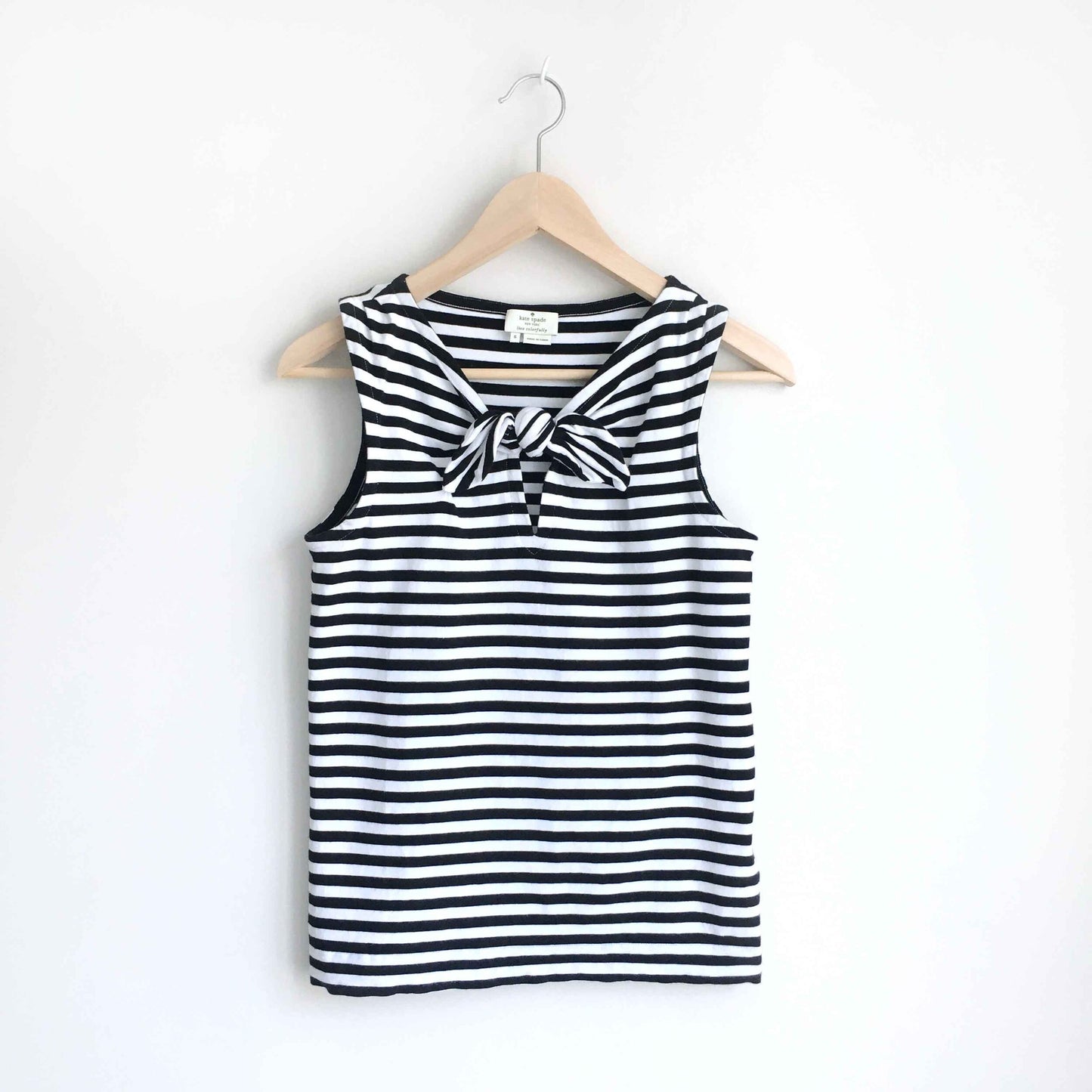 Kate Spade striped bow tank - size Small