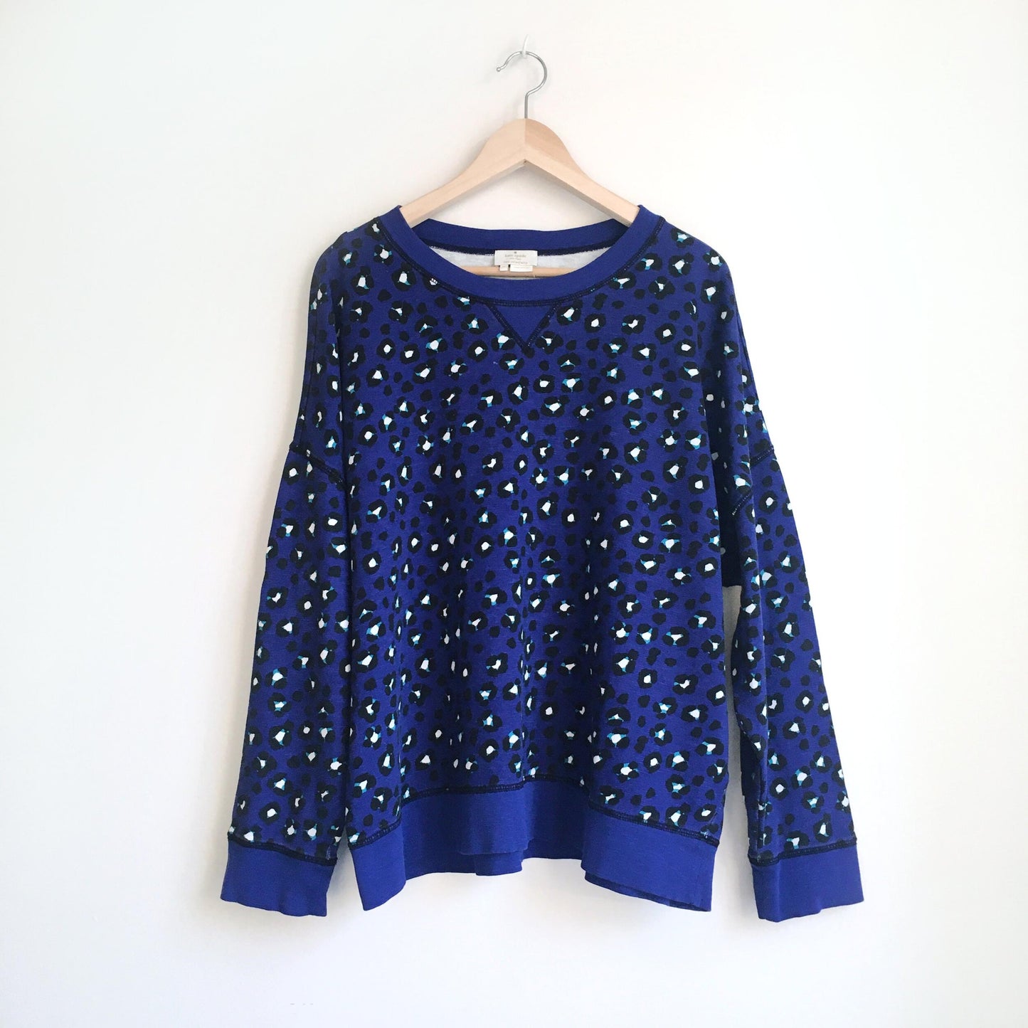 Kate Spade Cyber Leopard Sweatshirt - size XL