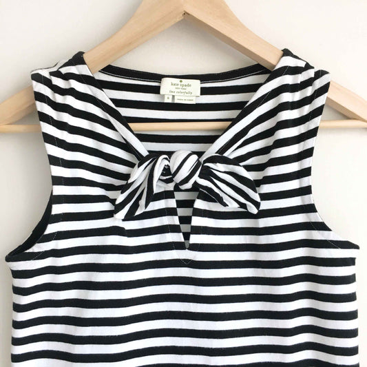 Kate Spade striped bow tank - size Small