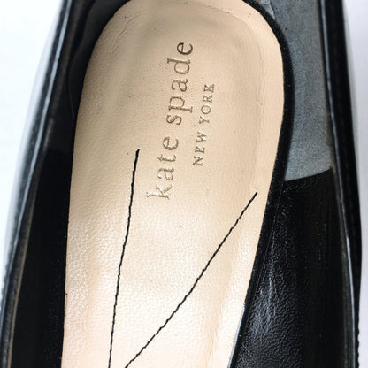 Kate Spade patent bow heels - size 9