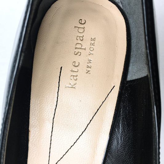 Kate Spade patent bow heels - size 9