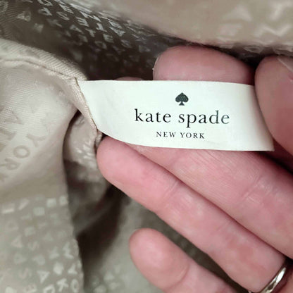 kate spade blue patent leather tote carry-all bag