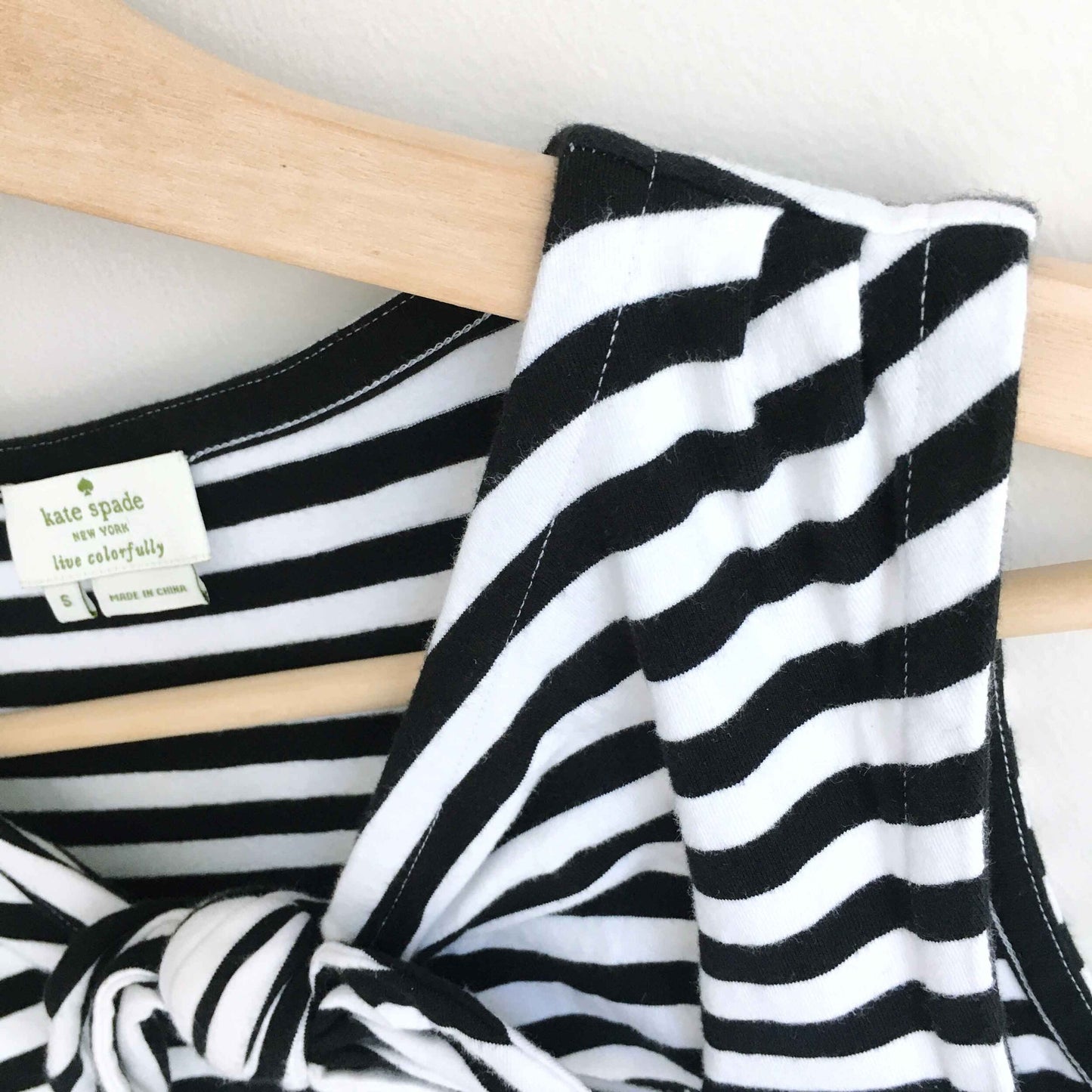 Kate Spade striped bow tank - size Small