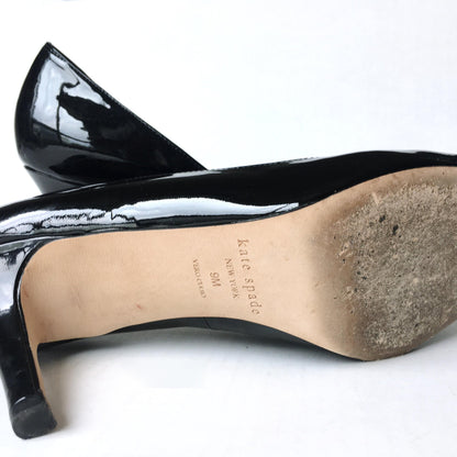 Kate Spade patent bow heels - size 9