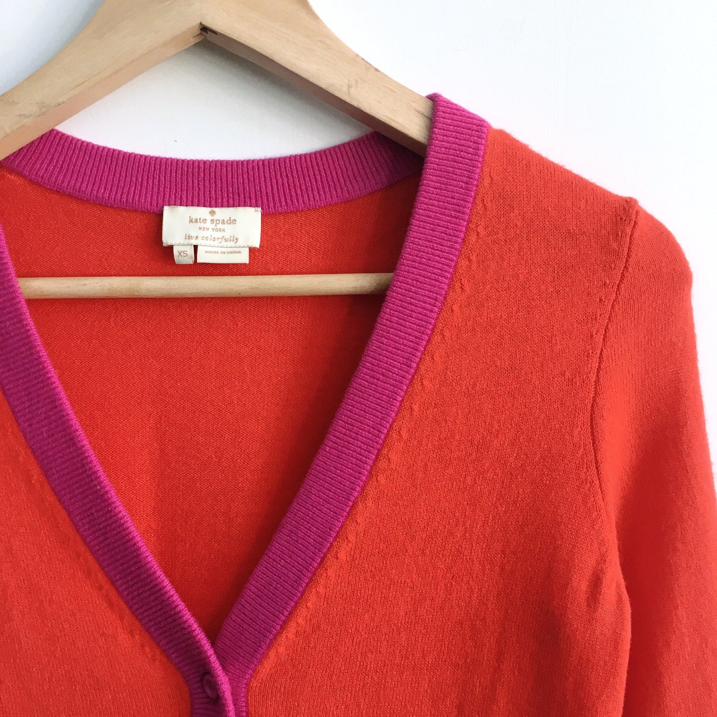 Kate Spade cashmere-blend cardigan - size xs