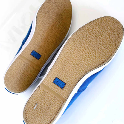 Keds lace up blue low profile sneakers - size 8