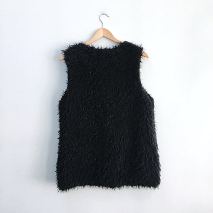 Kenneth Blake faux fur vest - size Small