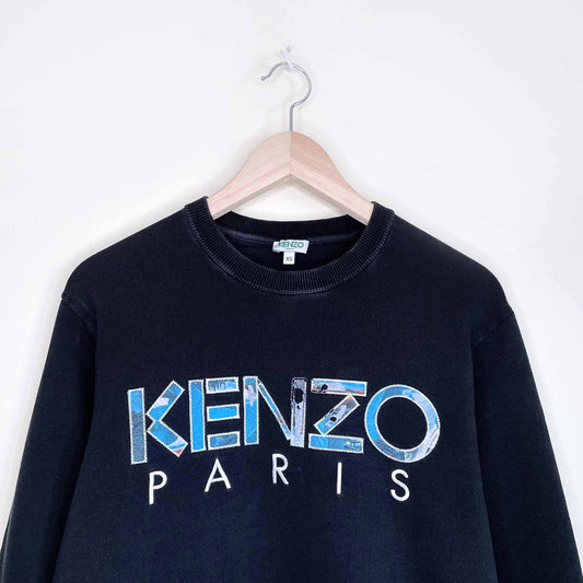 kenzo x tropical ice crewneck sweatshirt - size xs