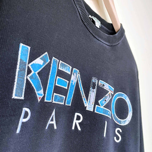 kenzo x tropical ice crewneck sweatshirt - size xs