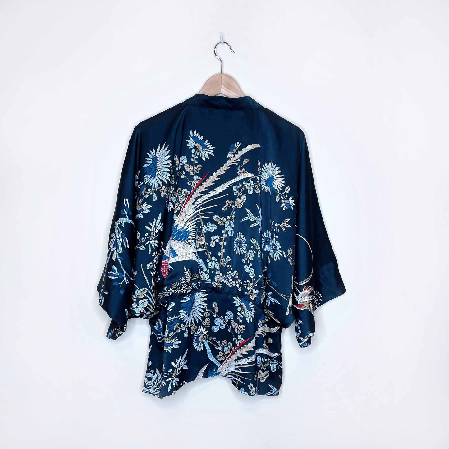 vintage singkbee satin kimono jacket - size medium