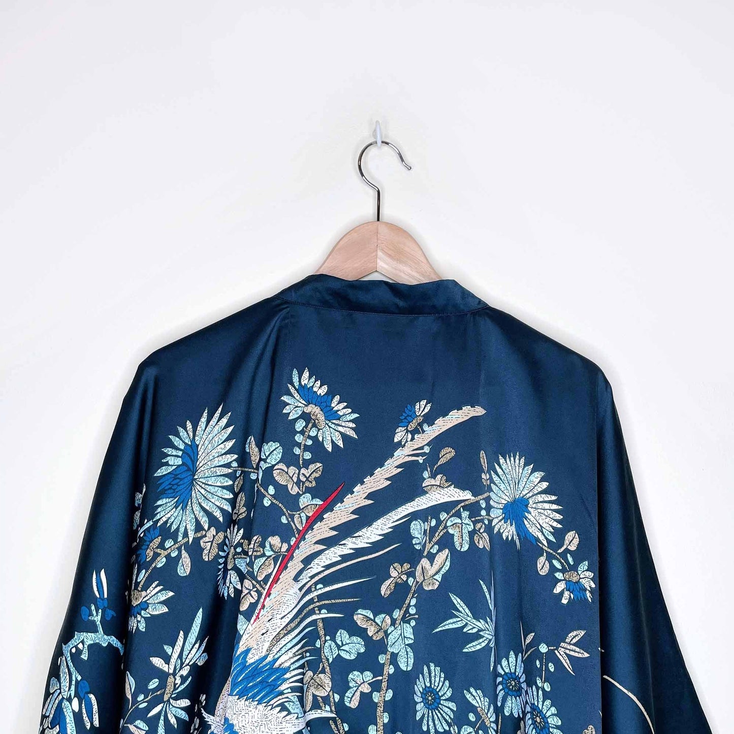 vintage singkbee satin kimono jacket - size medium