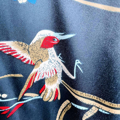 vintage singkbee satin kimono jacket - size medium