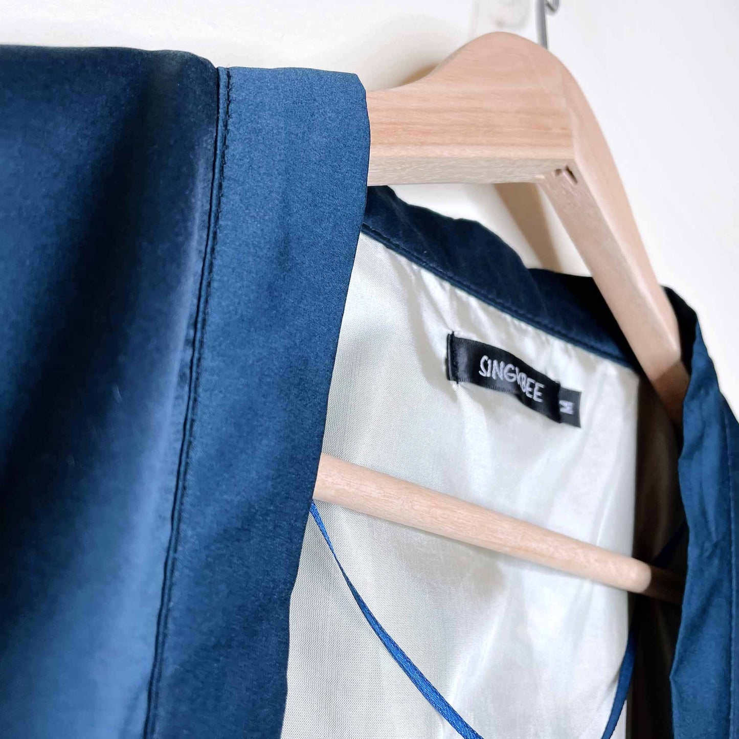 vintage singkbee satin kimono jacket - size medium