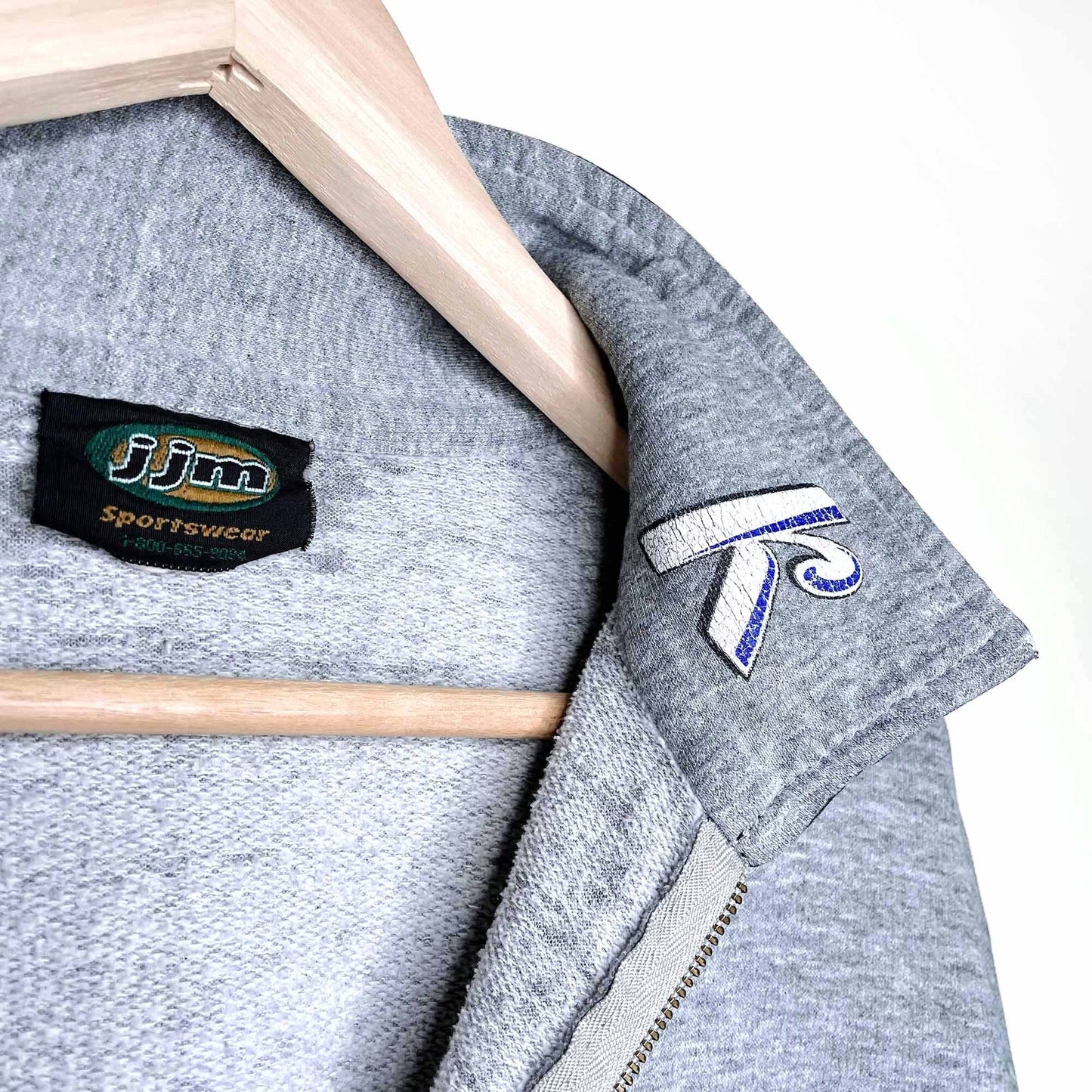 vintage kokanee beer 1/4 zip up sweatshirt - size xl