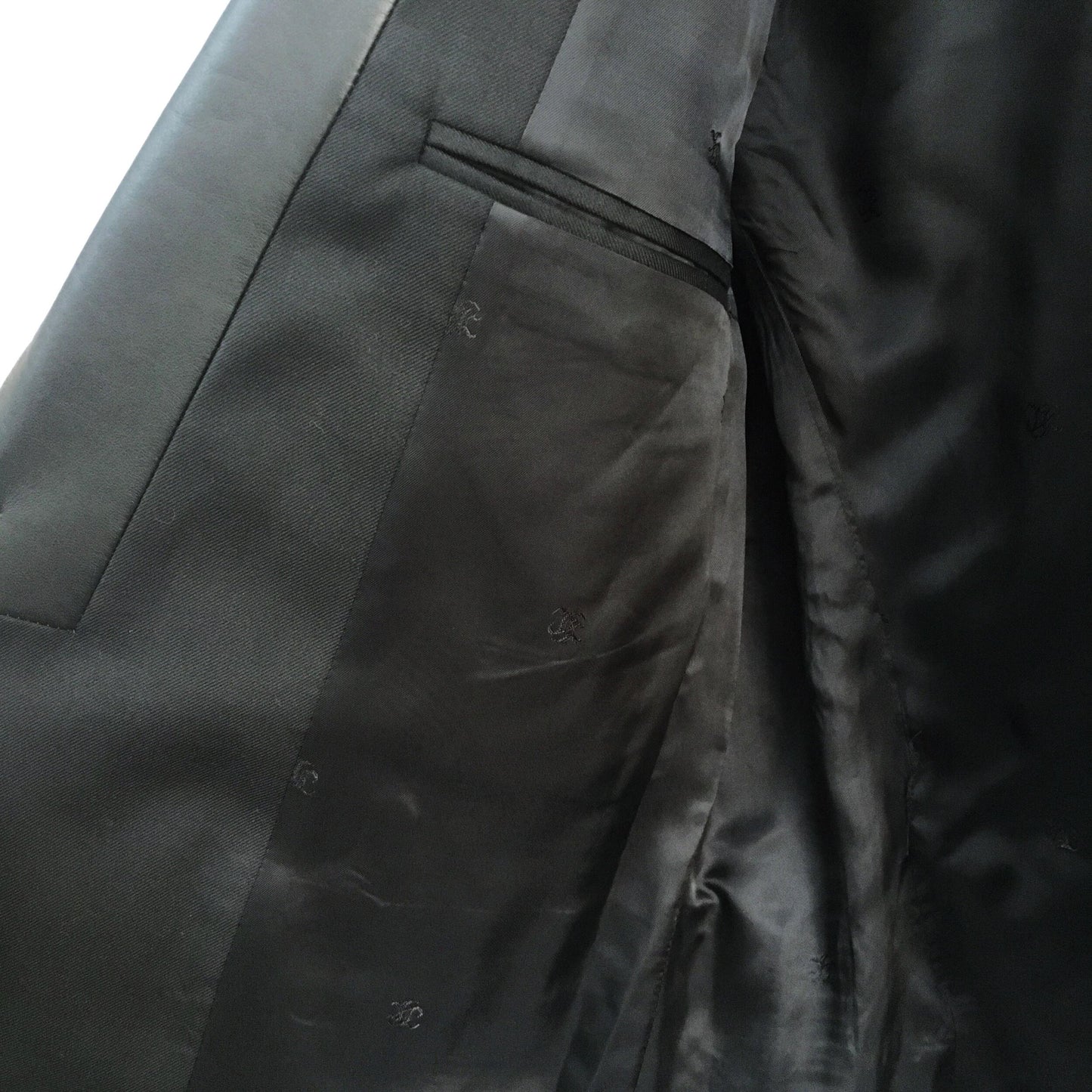 The Kooples Tuxedo Blazer with Leather Trim - size S/M