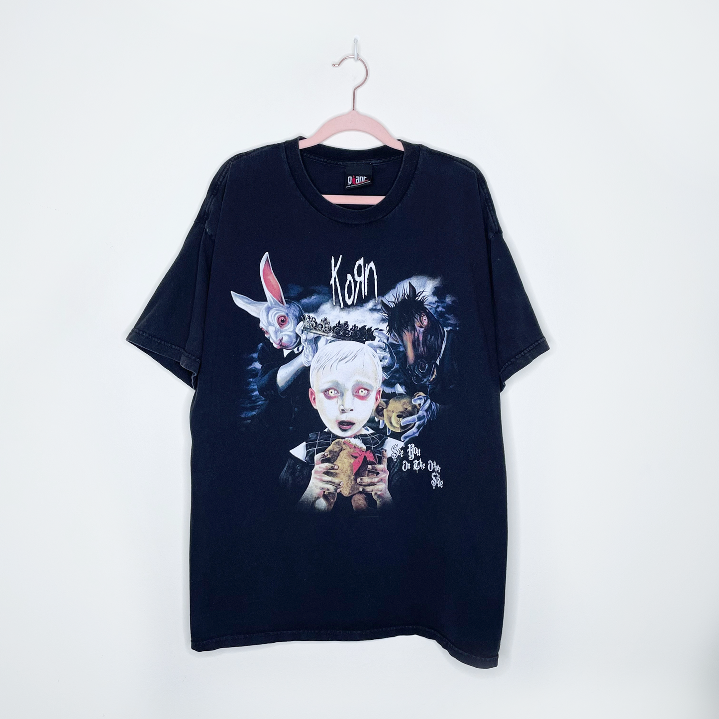 korn 2006 see you on the other side tour vintage giant tee - size xl