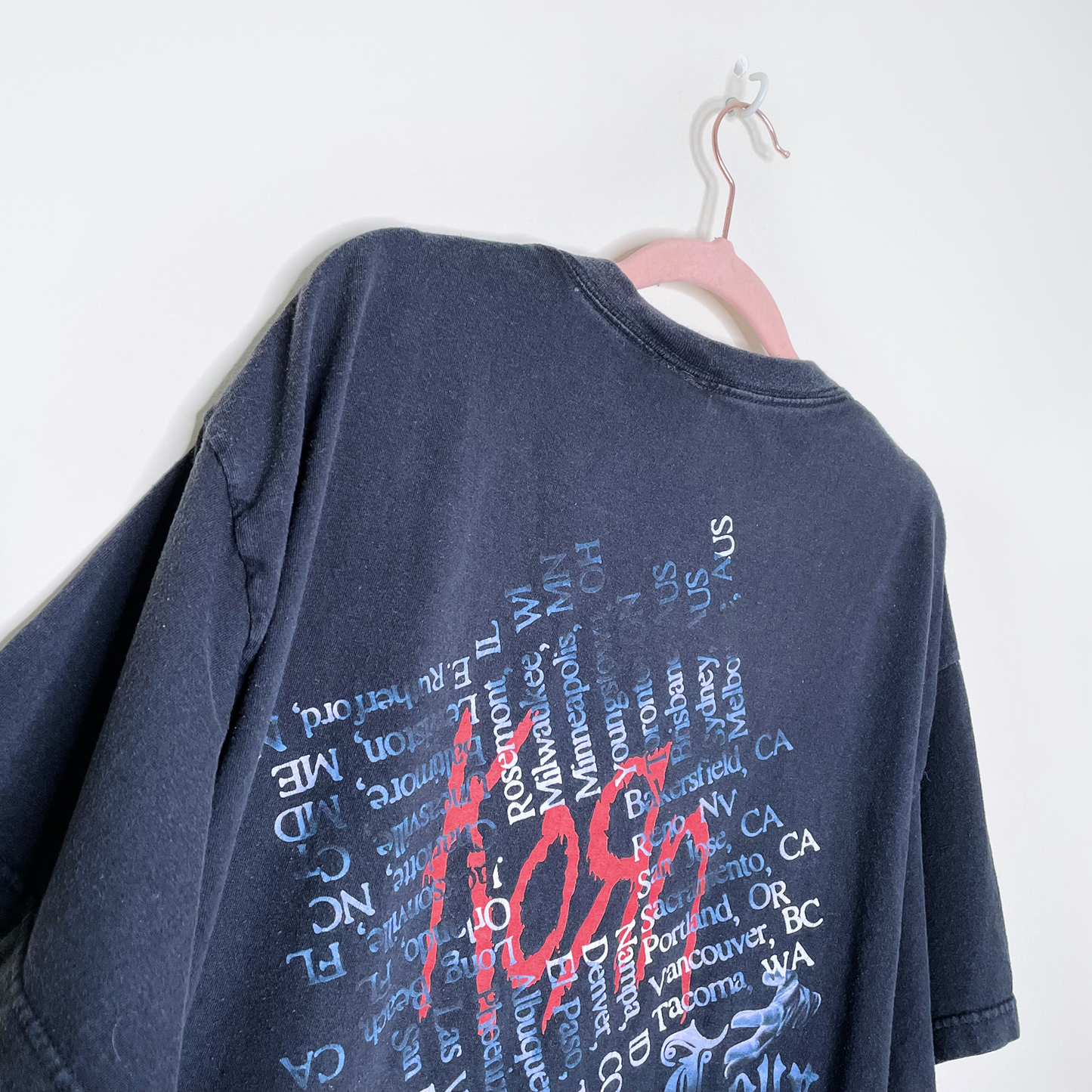 korn 2006 see you on the other side tour vintage giant tee - size xl
