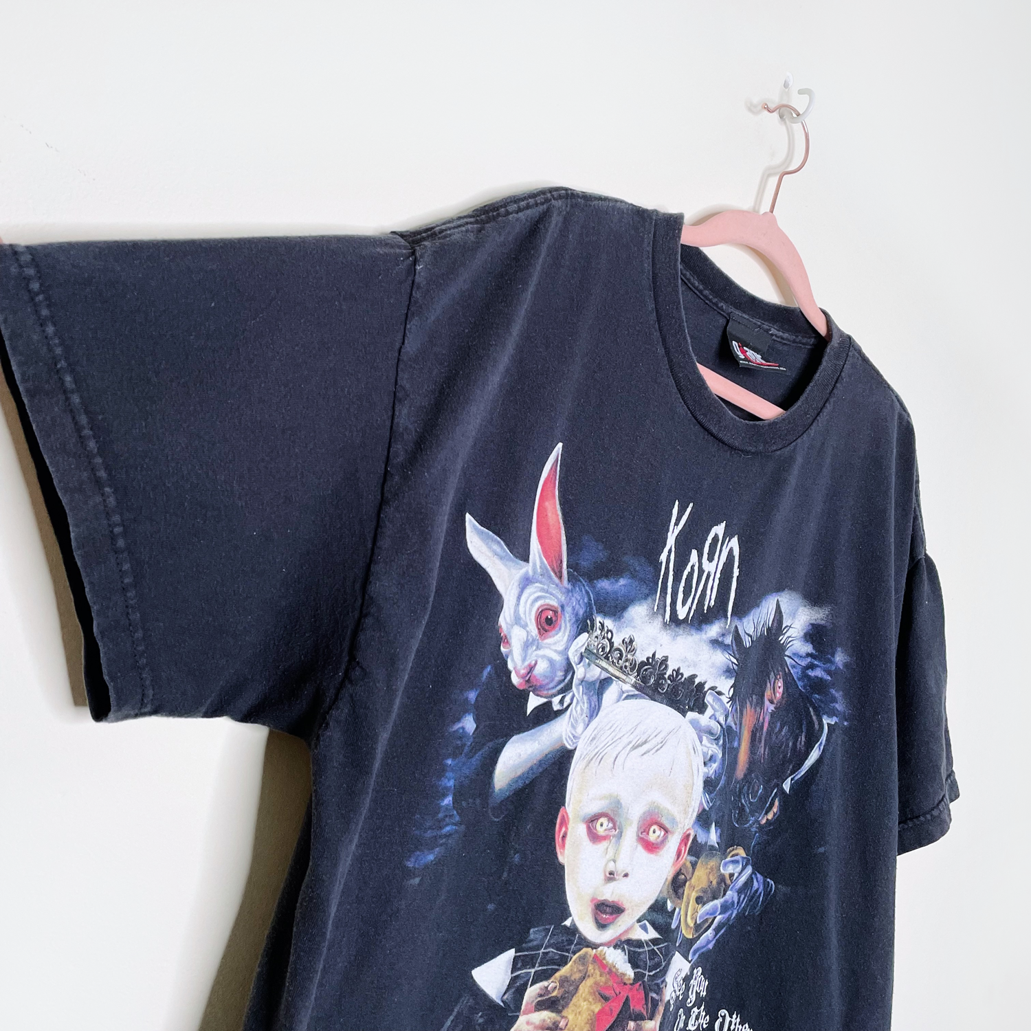 korn 2006 see you on the other side tour vintage giant tee - size korn 2006 see you on the other side tour vintage giant tee - size