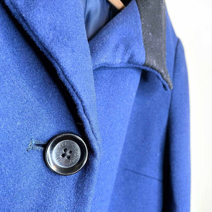 kors michael kors colour block wool-cashmere blend jacket - size 6