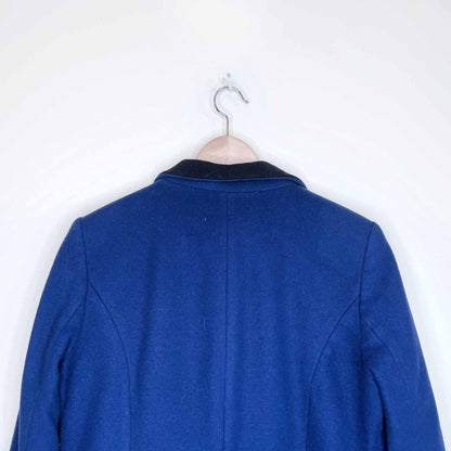 kors michael kors colour block wool-cashmere blend jacket - size 6