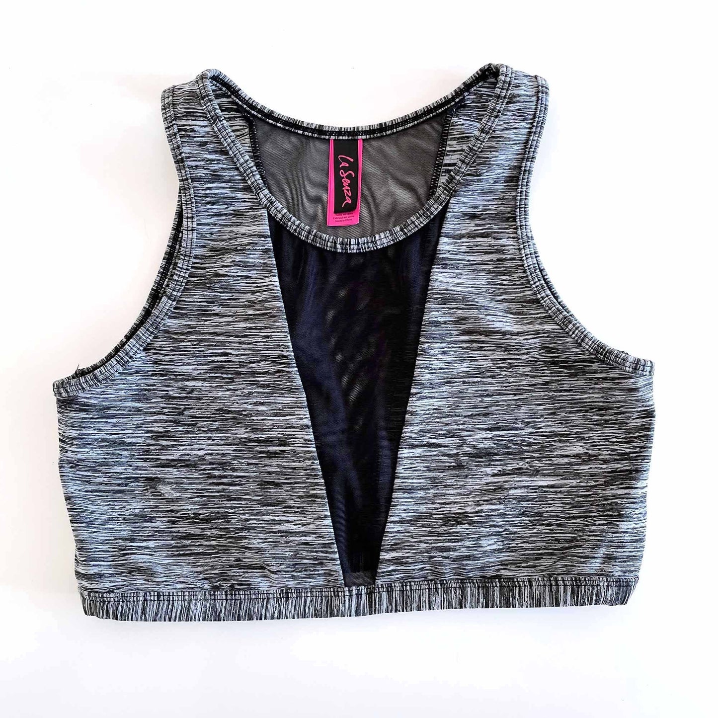 La Senza deep v mesh sports bra - size Large