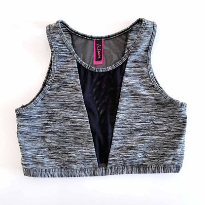 La Senza deep v mesh sports bra - size Large