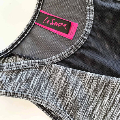 La Senza deep v mesh sports bra - size Large