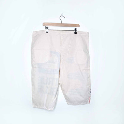 vintage labatt blue 80's 90's sweet sacks linebacker beer novelty shorts - xl