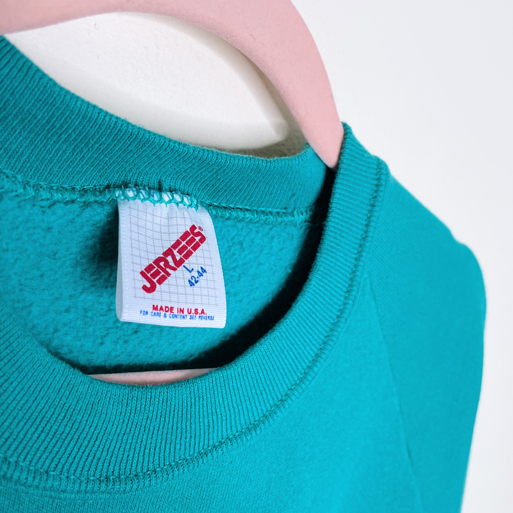 vintage 70s jerzees lac brule crewneck sweatshirt - size large