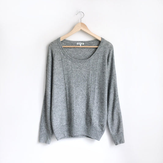 Lacoste cashmere-blend cable knit sweater - size 38