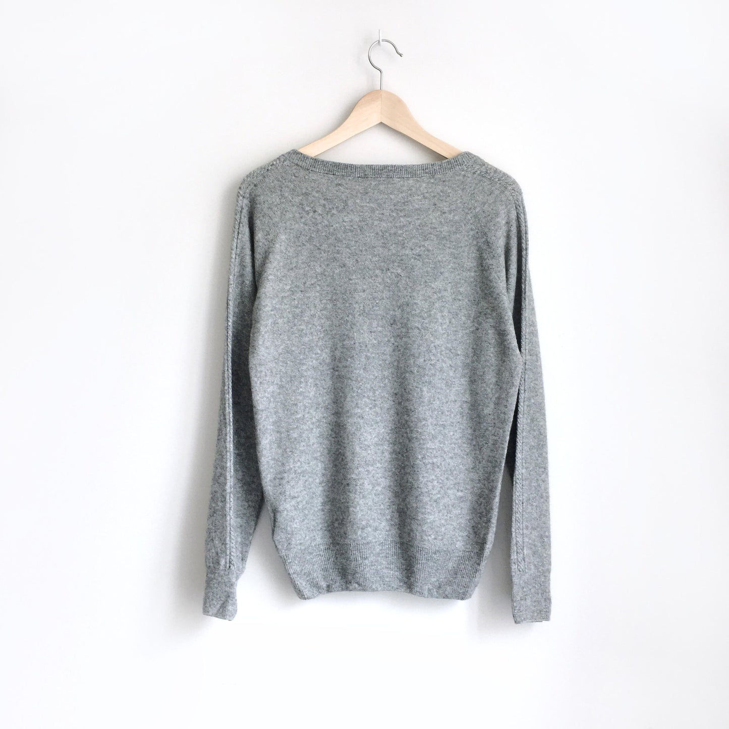 Lacoste cashmere-blend cable knit sweater - size 38