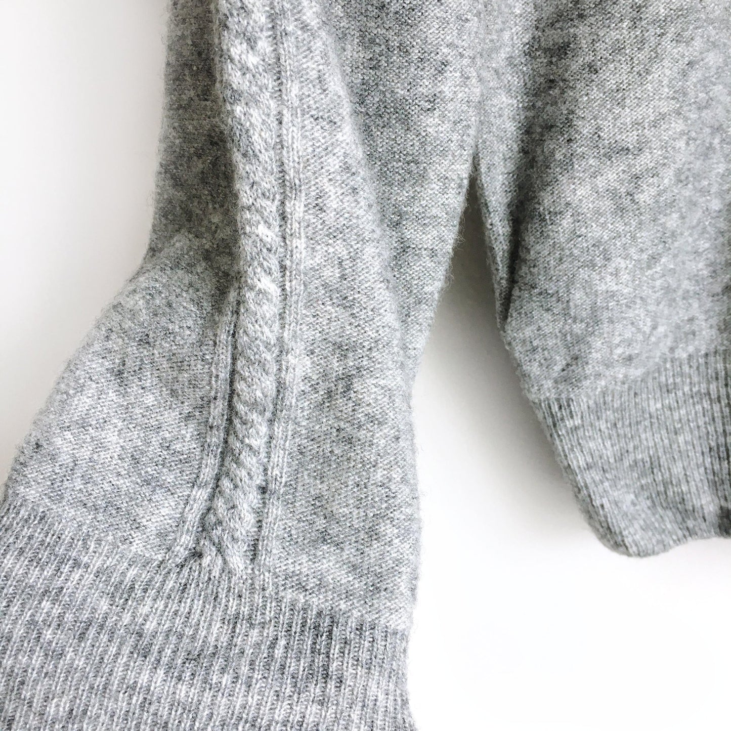 Lacoste cashmere-blend cable knit sweater - size 38