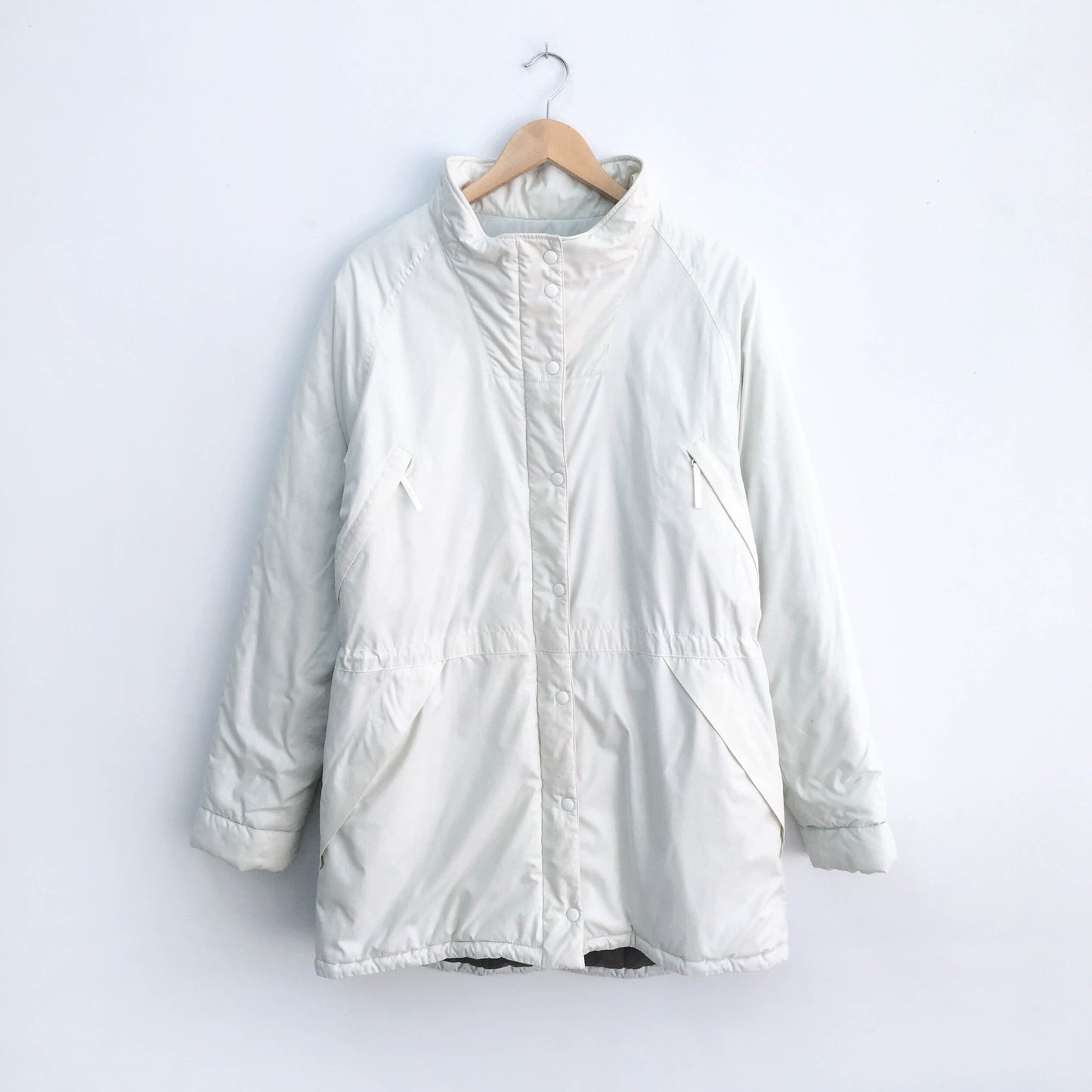 Lacoste White Parka - size 44