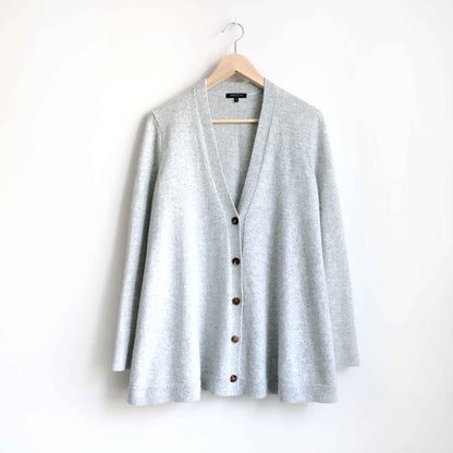 Lafayette 148 cashmere a-line cardigan sweater - size Medium