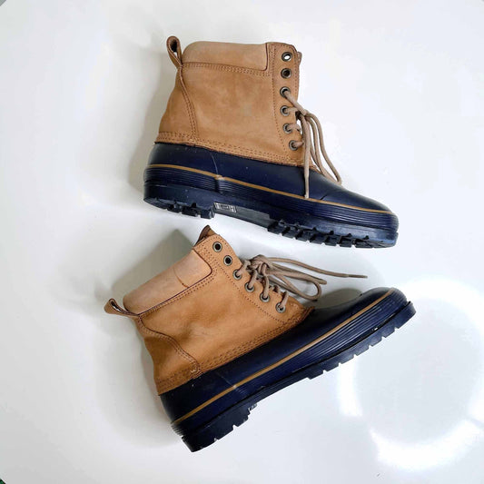 lands end leather thinsulate duck boots - size 7