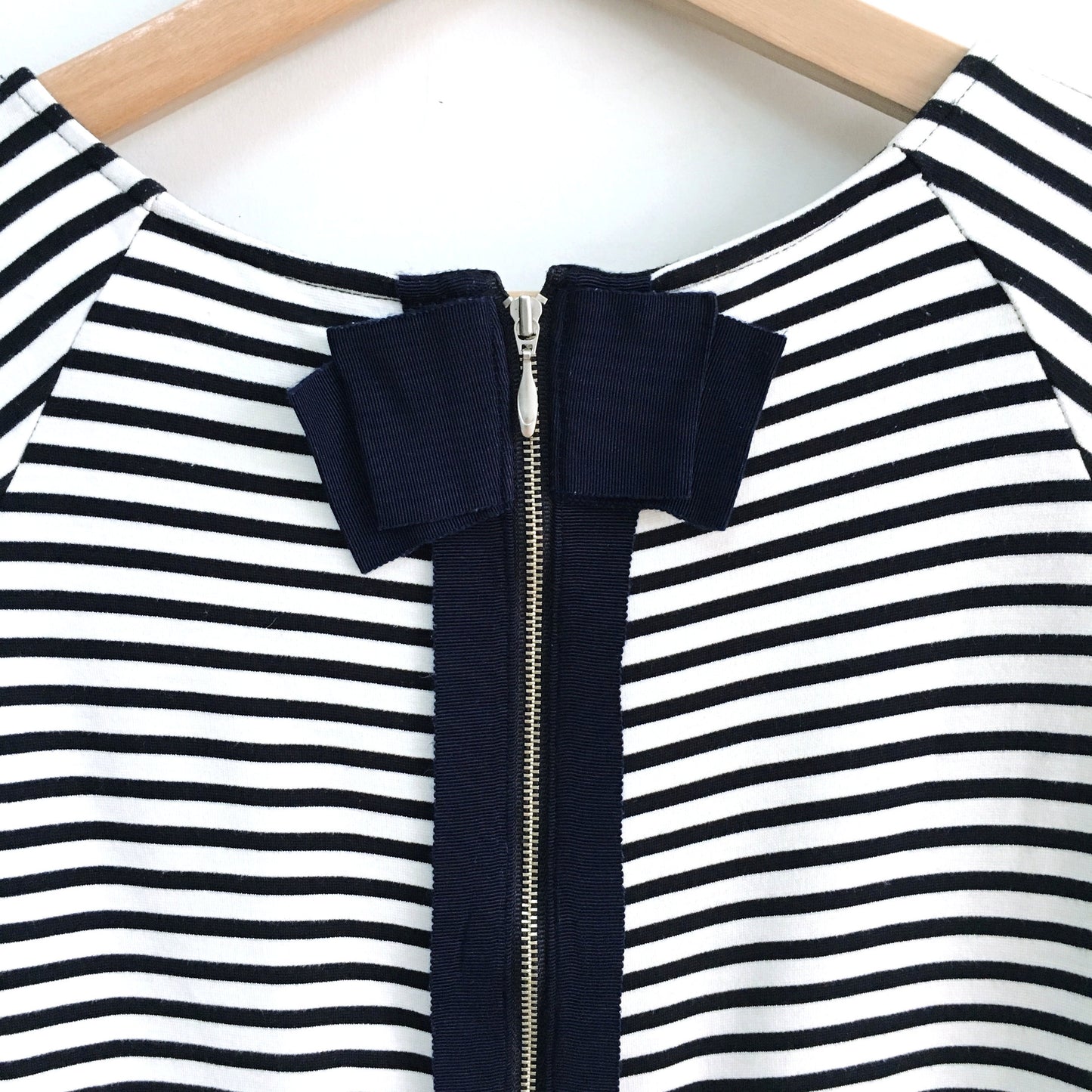 Lanvin en Bleu Striped Top with Bows - size 38