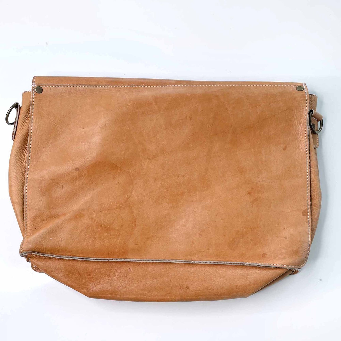 vintage macasa nicaragua leather boho laptop briefcase
