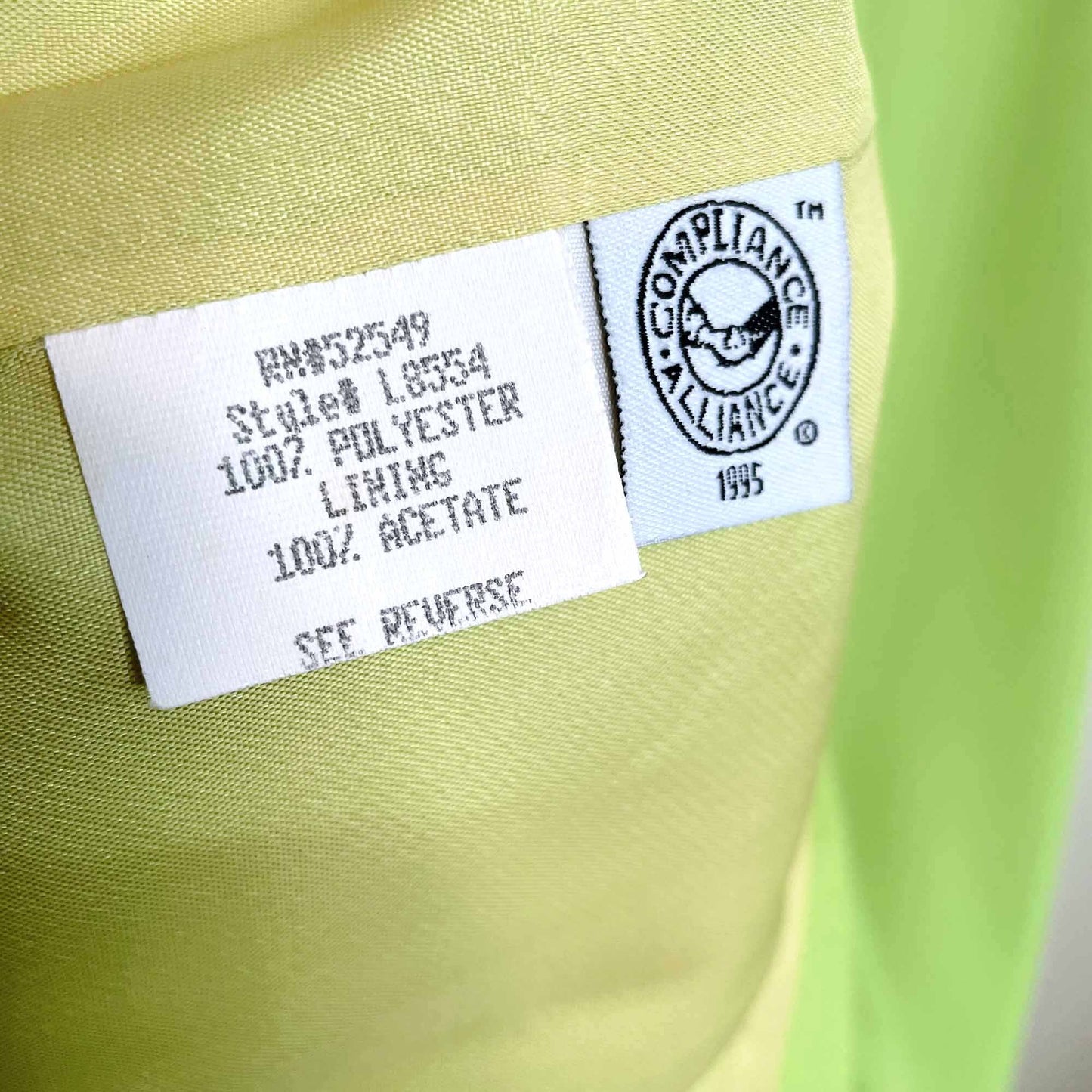 vintage 1995 laundry by shelli segal mod cut-out dress - size 6